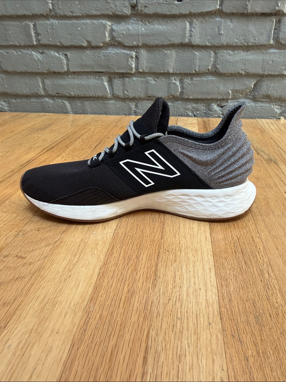 New Balance Black and Gray Athletic Sneakers - Fresh Foam ROAV - Picture 7 of 11